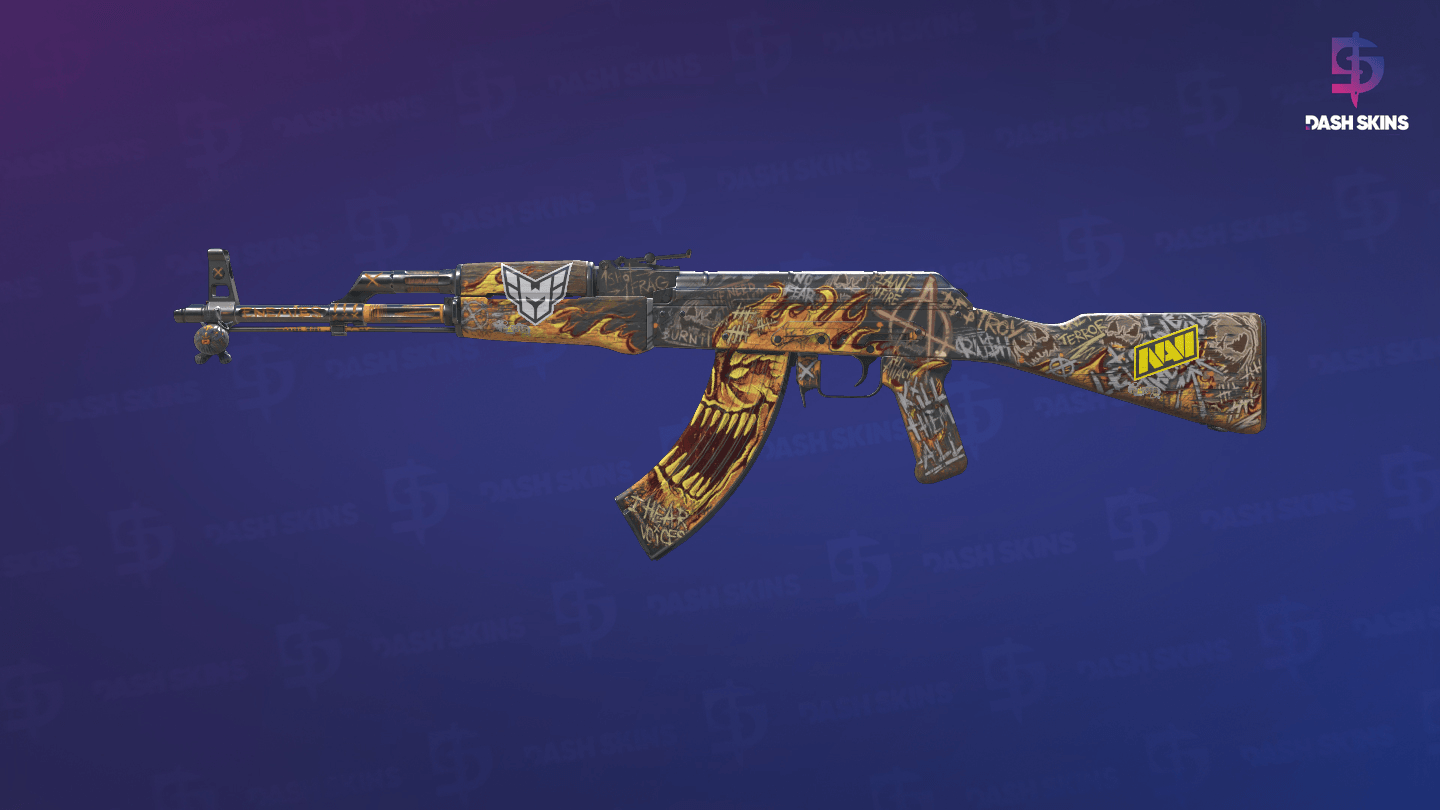 AK-47 | Searing Rage (Minimal Wear) Screenshot Playside