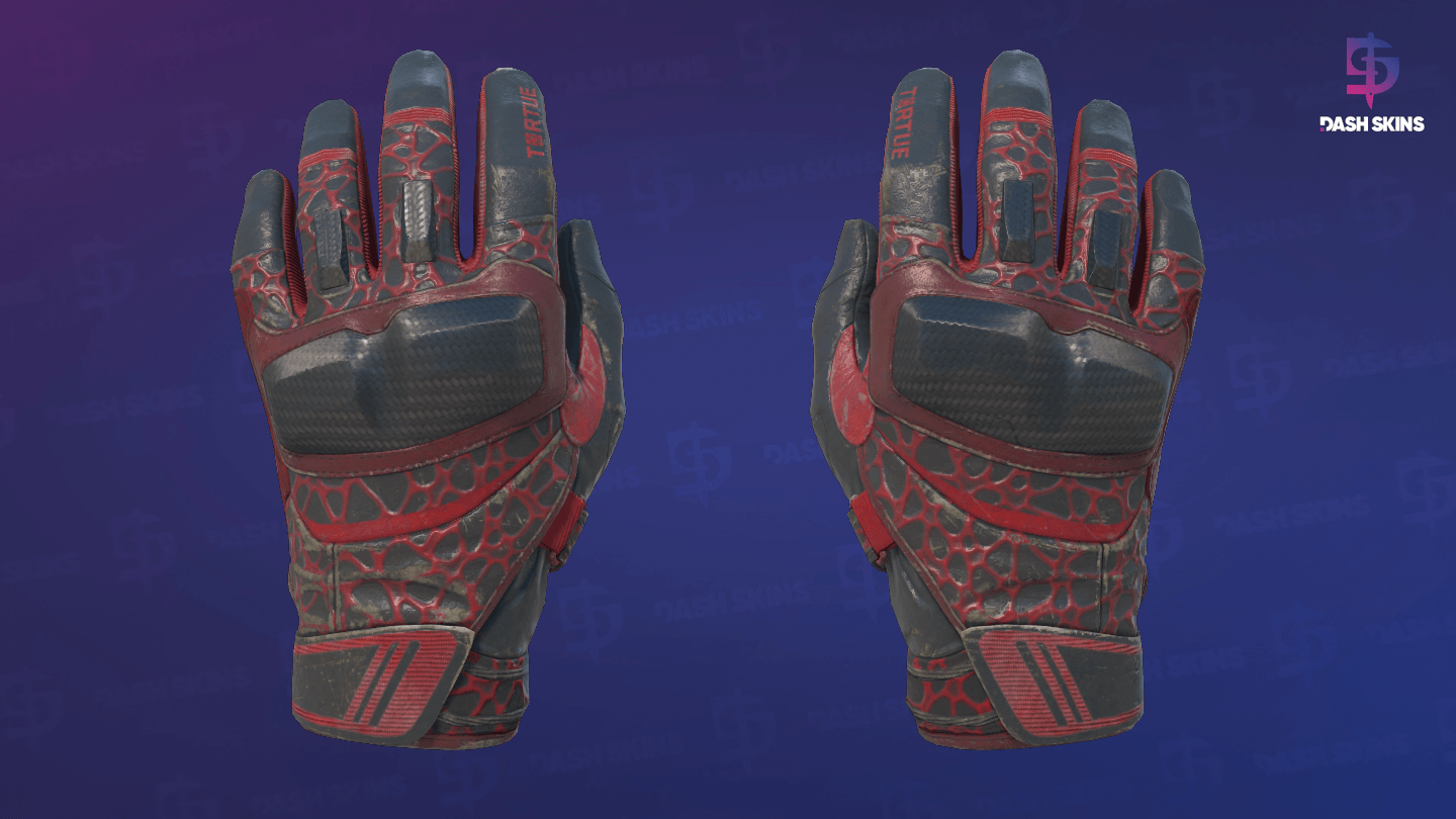 ★ Moto Gloves | Blood Pressure (Well-Worn) Screenshot Playside