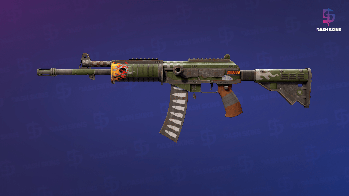 StatTrak™ Galil AR | Vandal (Battle-Scarred) Screenshot Playside