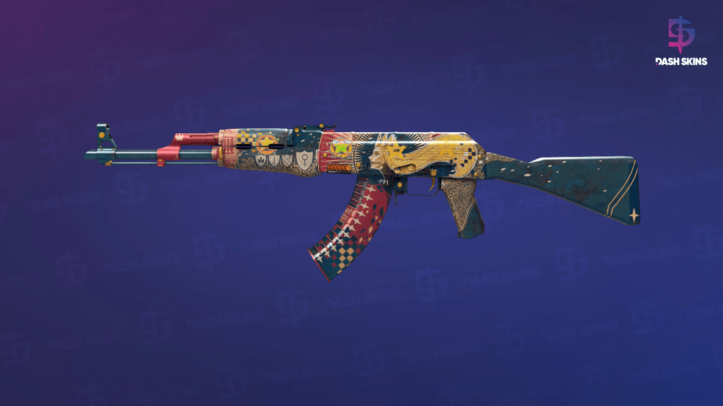 StatTrak™ AK-47 | The Empress (Well-Worn) Screenshot Playside