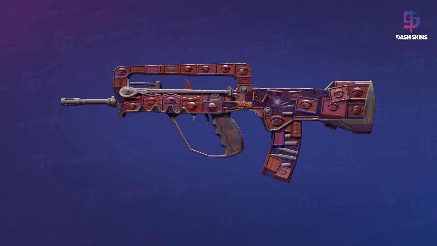 StatTrak™ FAMAS | Rapid Eye Movement (Battle-Scarred) Screenshot Playside