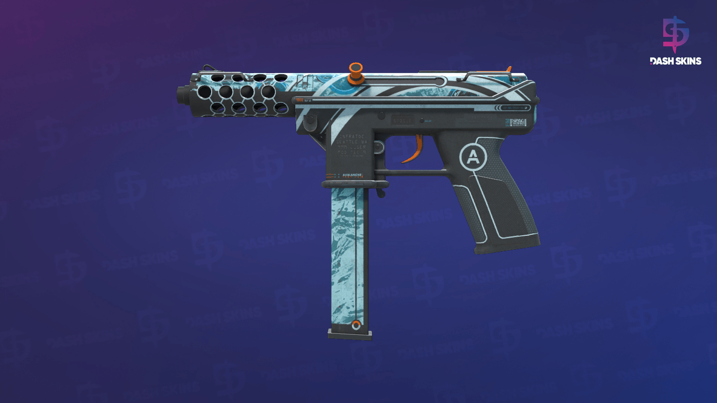 Tec-9 | Avalanche (Well-Worn) Screenshot Playside