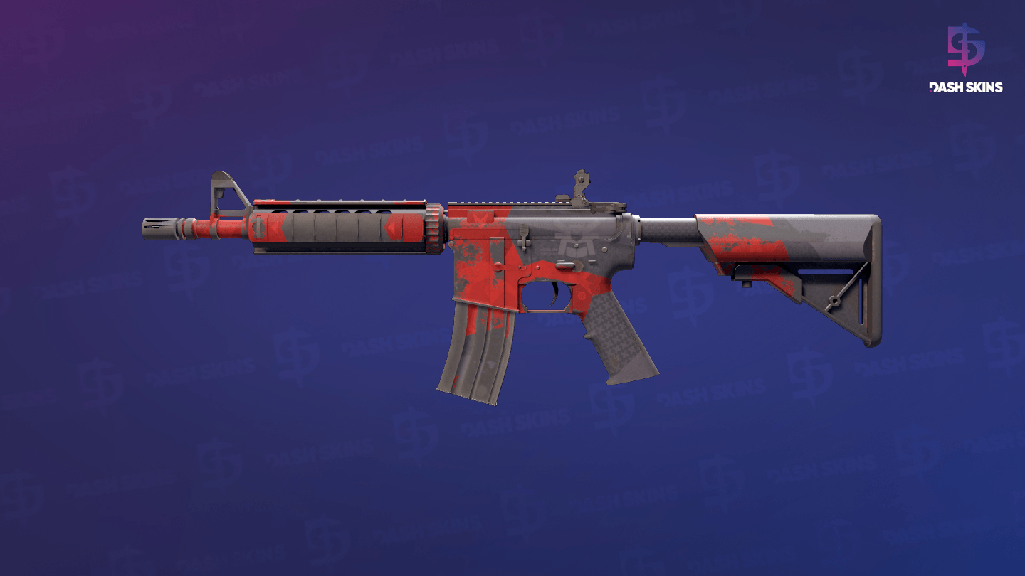 M4A4 | Evil Daimyo (Battle-Scarred) Screenshot Playside