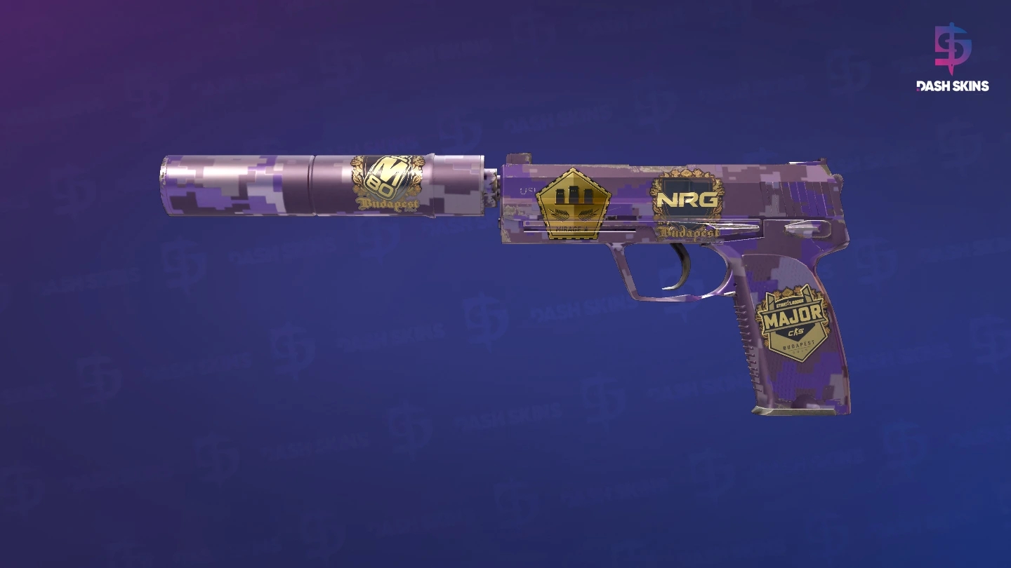 Souvenir USP-S | Purple DDPAT (Minimal Wear) Screenshot Playside