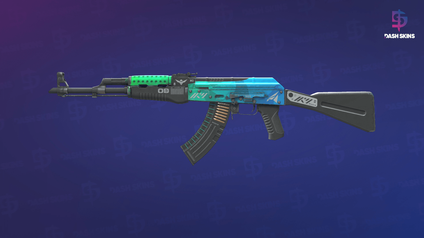 AK-47 | Ice Coaled (Field-Tested) Screenshot Playside