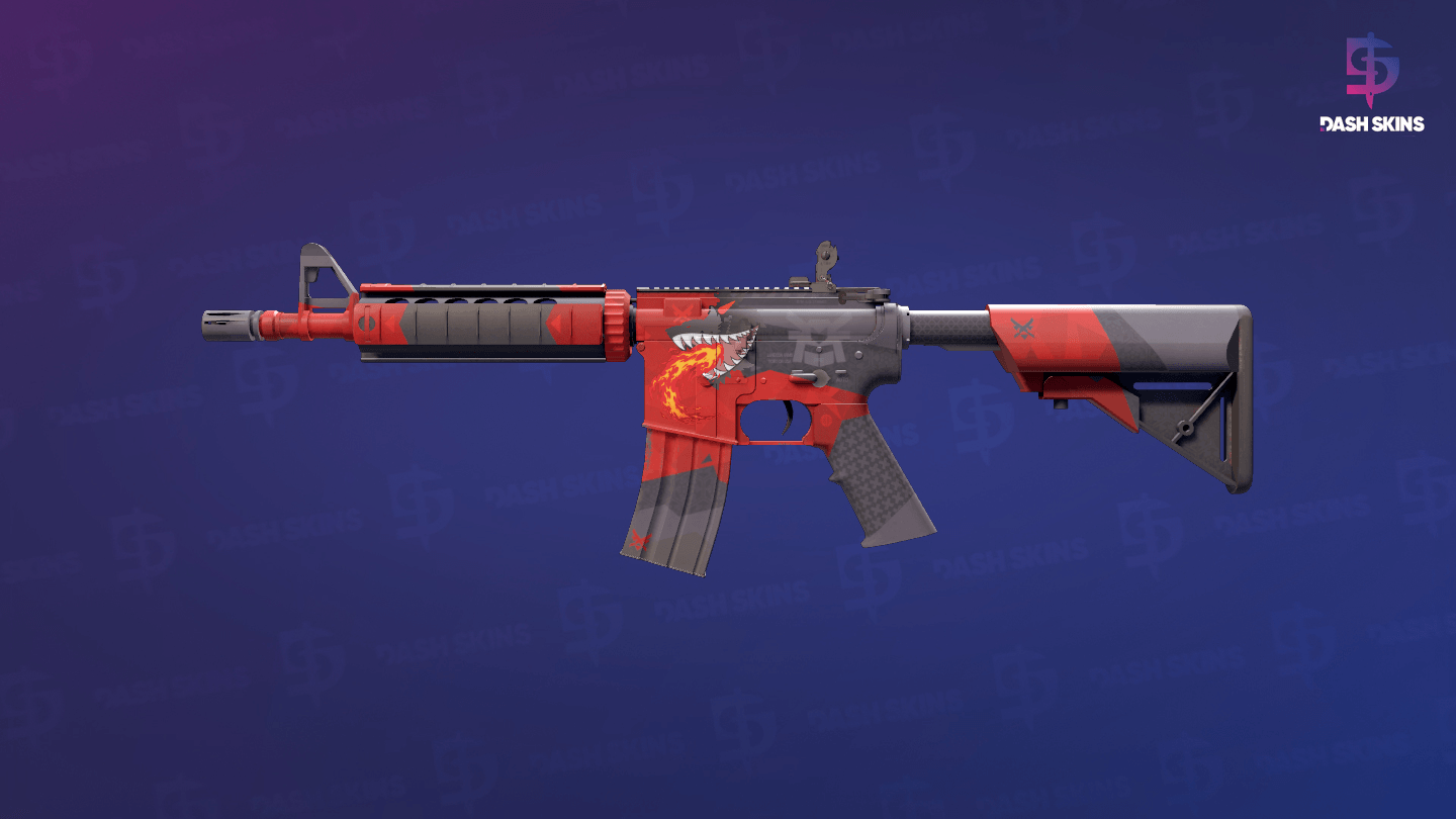 M4A4 | Evil Daimyo (Minimal Wear) Screenshot Playside