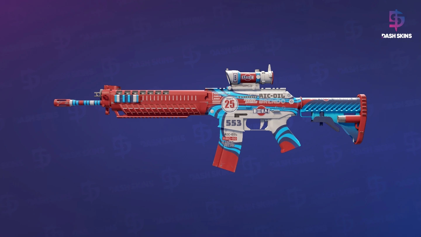 SG 553 | Integrale (Field-Tested) Screenshot Playside