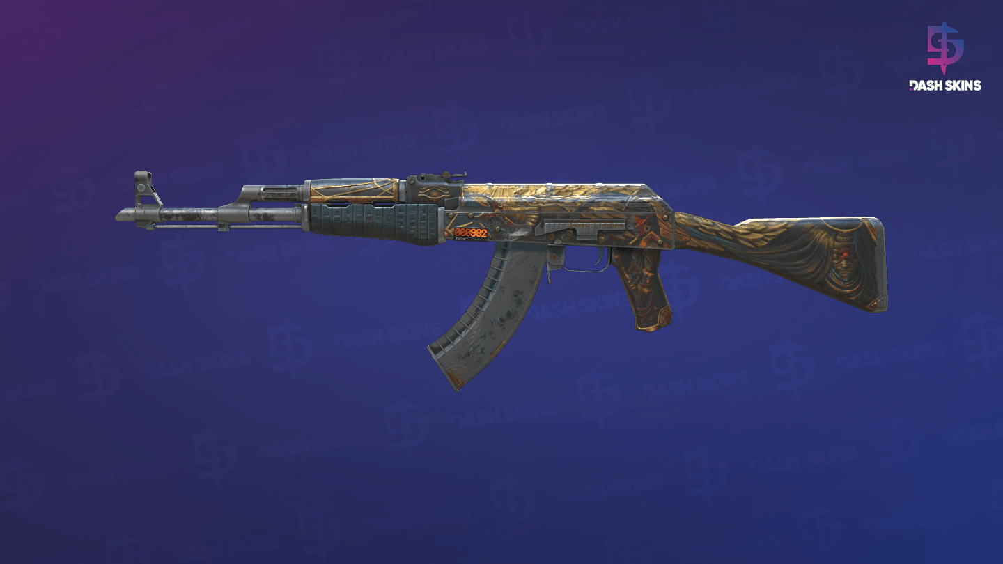StatTrak™ AK-47 | Legion of Anubis (Battle-Scarred) Screenshot Playside
