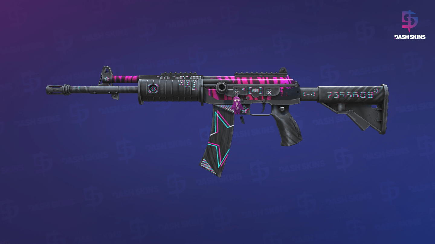 Galil AR | Chromatic Aberration (Well-Worn) Screenshot Playside