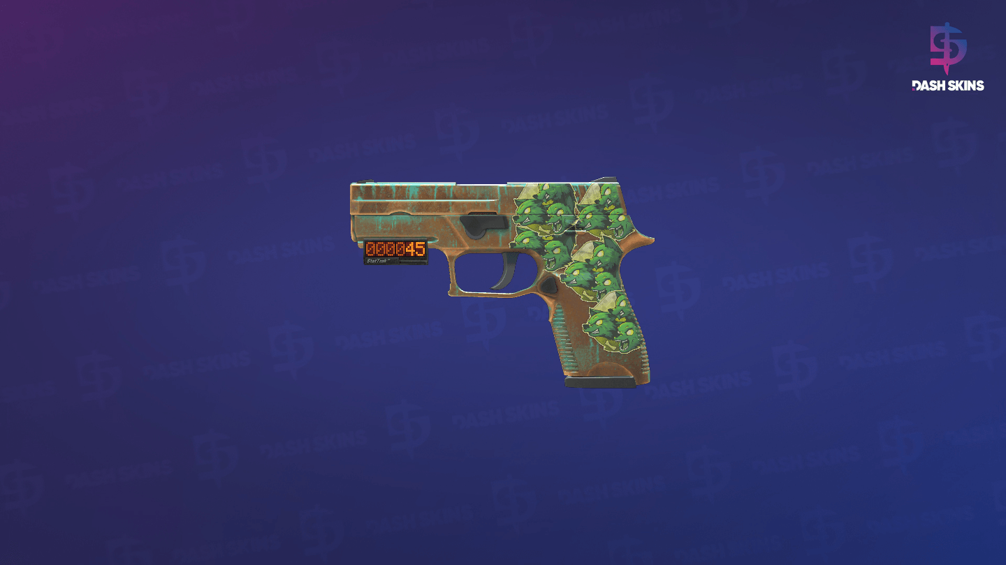 StatTrak™ P250 | Verdigris (Factory New) Screenshot Playside