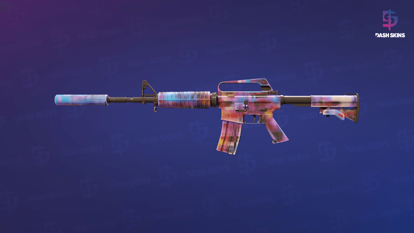 M4A1-S | Glitched Paint (Minimal Wear) Screenshot Playside