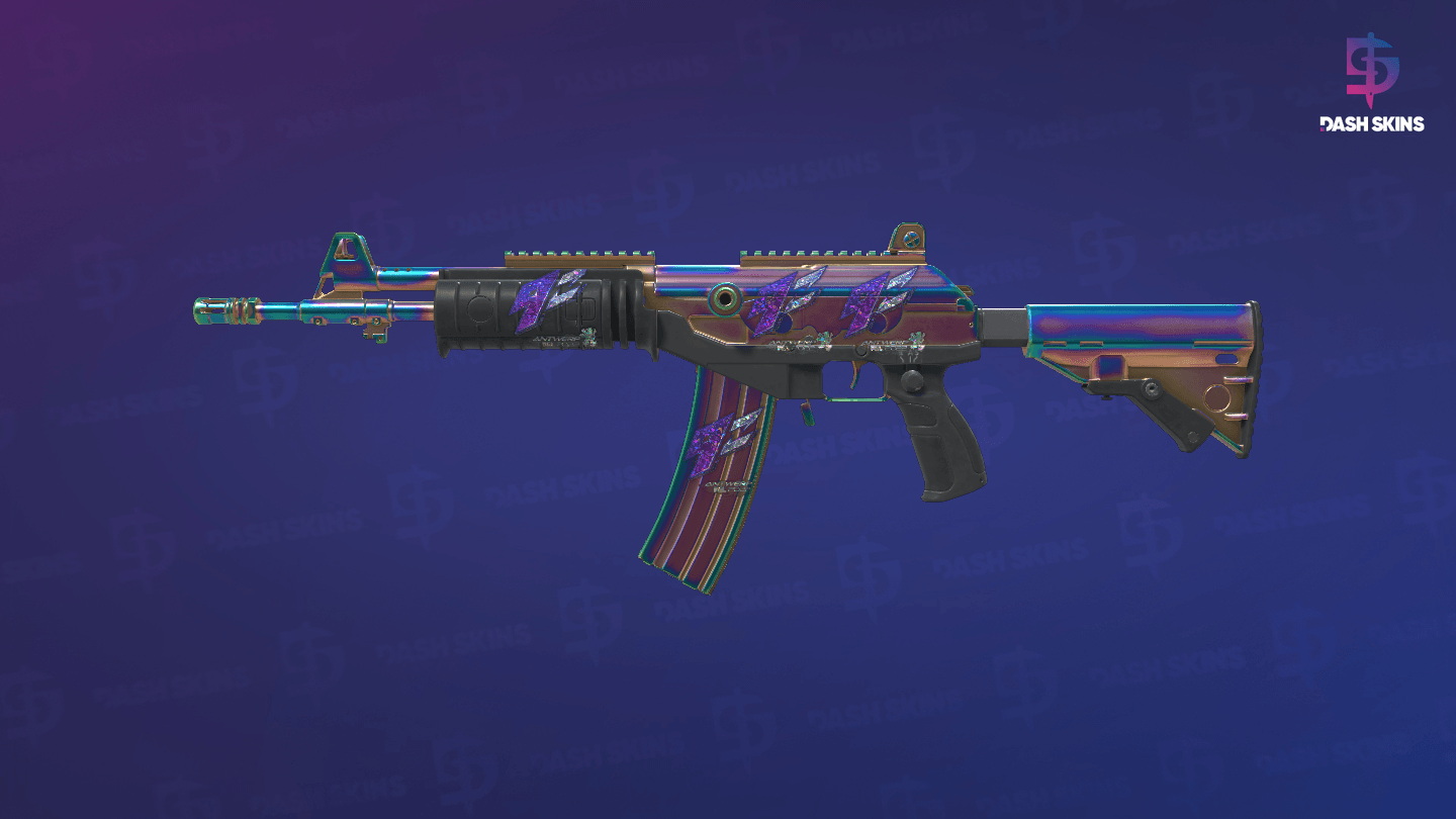Galil AR | Rainbow Spoon (Minimal Wear) Screenshot Playside