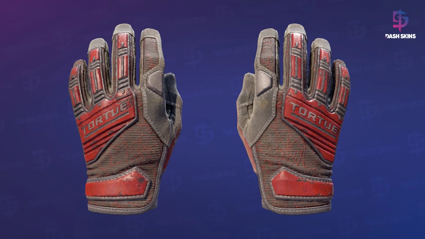 ★ Specialist Gloves | Crimson Web (Battle-Scarred) Screenshot Playside