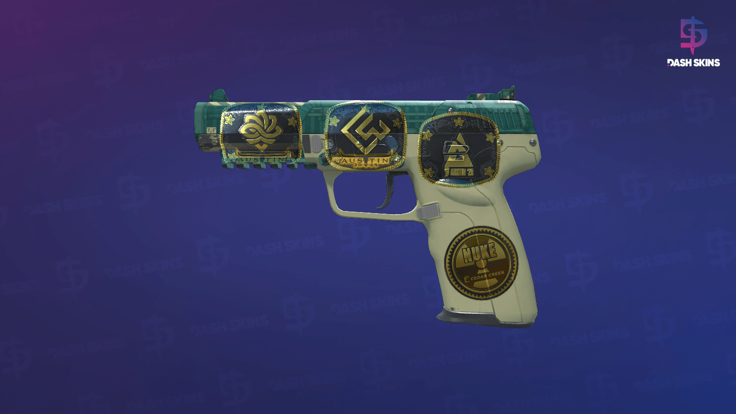 Souvenir Five-SeveN | Coolant (Factory New) Screenshot Playside