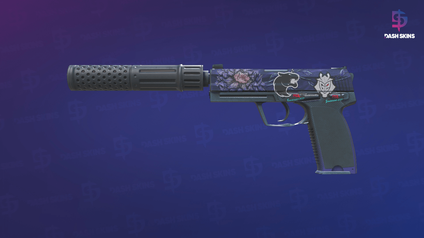 USP-S | Black Lotus (Minimal Wear) Screenshot Playside