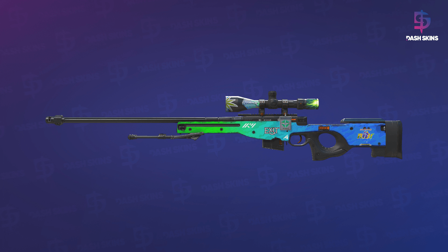 StatTrak™ AWP | Ice Coaled (Field-Tested) Screenshot Playside