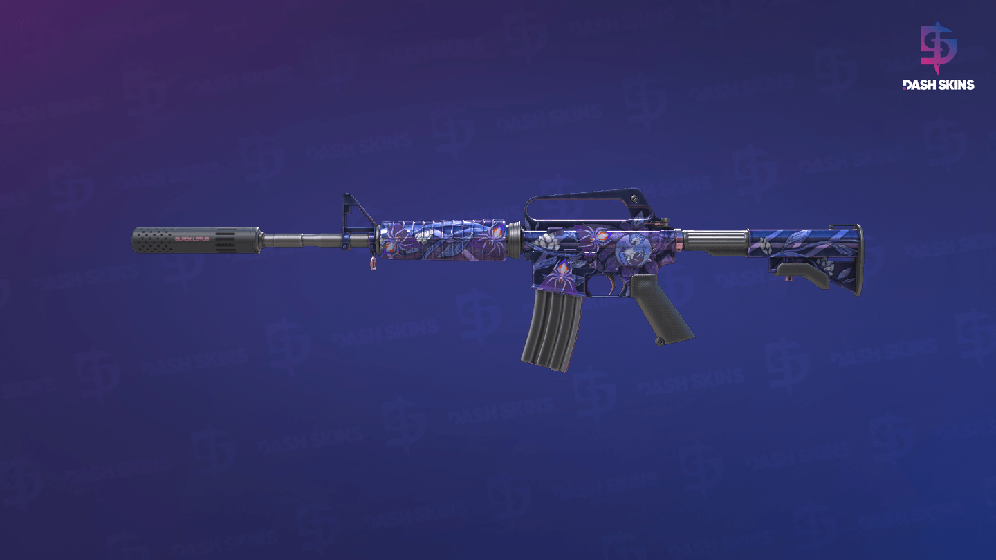 M4A1-S | Black Lotus (Minimal Wear) Screenshot Playside