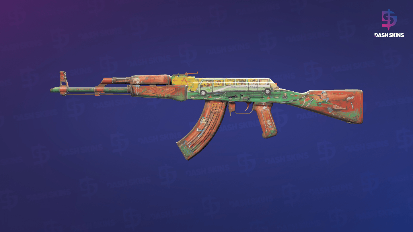 AK-47 | The Outsiders (Minimal Wear) Screenshot Playside