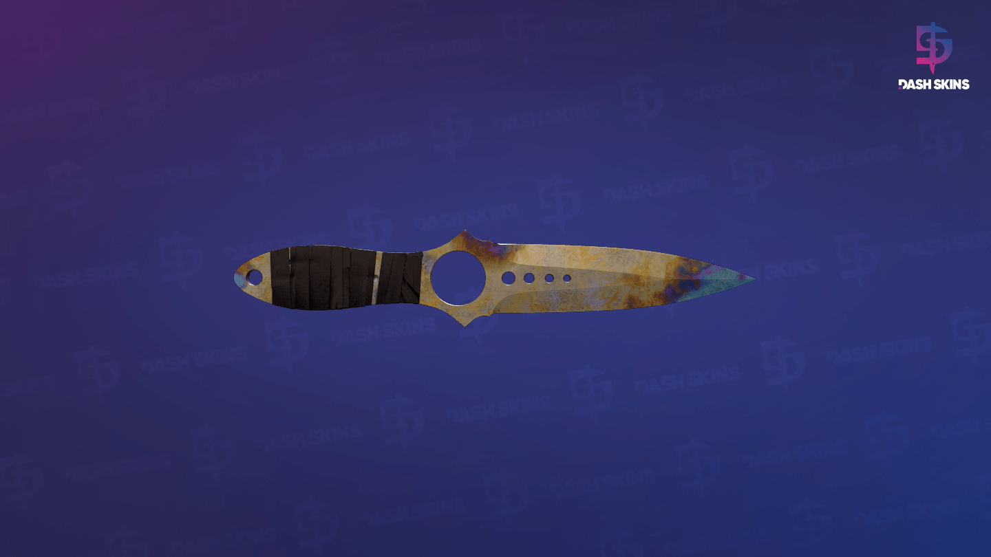 ★ Skeleton Knife | Case Hardened (Well-Worn) Screenshot Playside