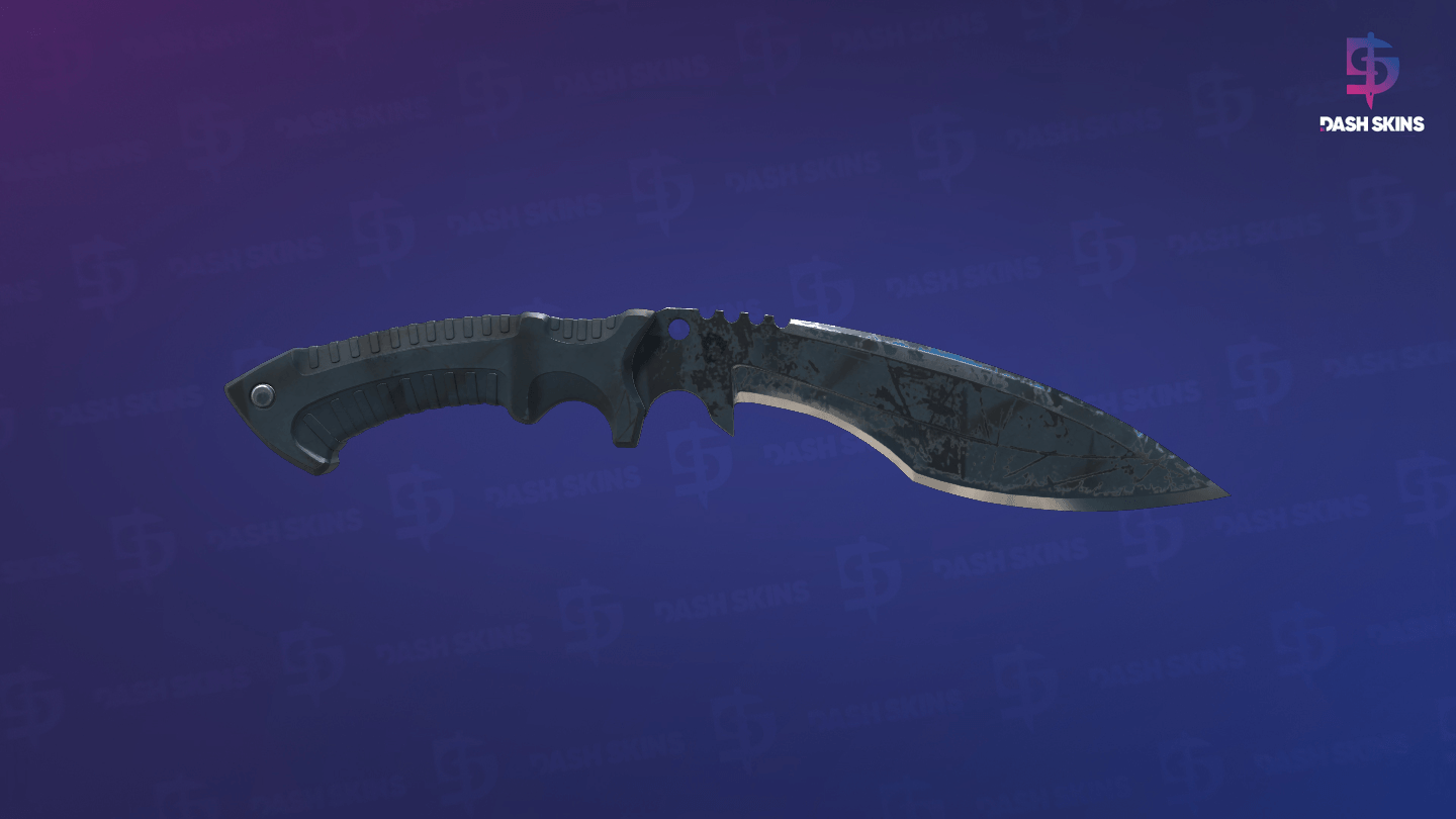 ★ Kukri Knife | Night Stripe (Well-Worn) Screenshot Playside