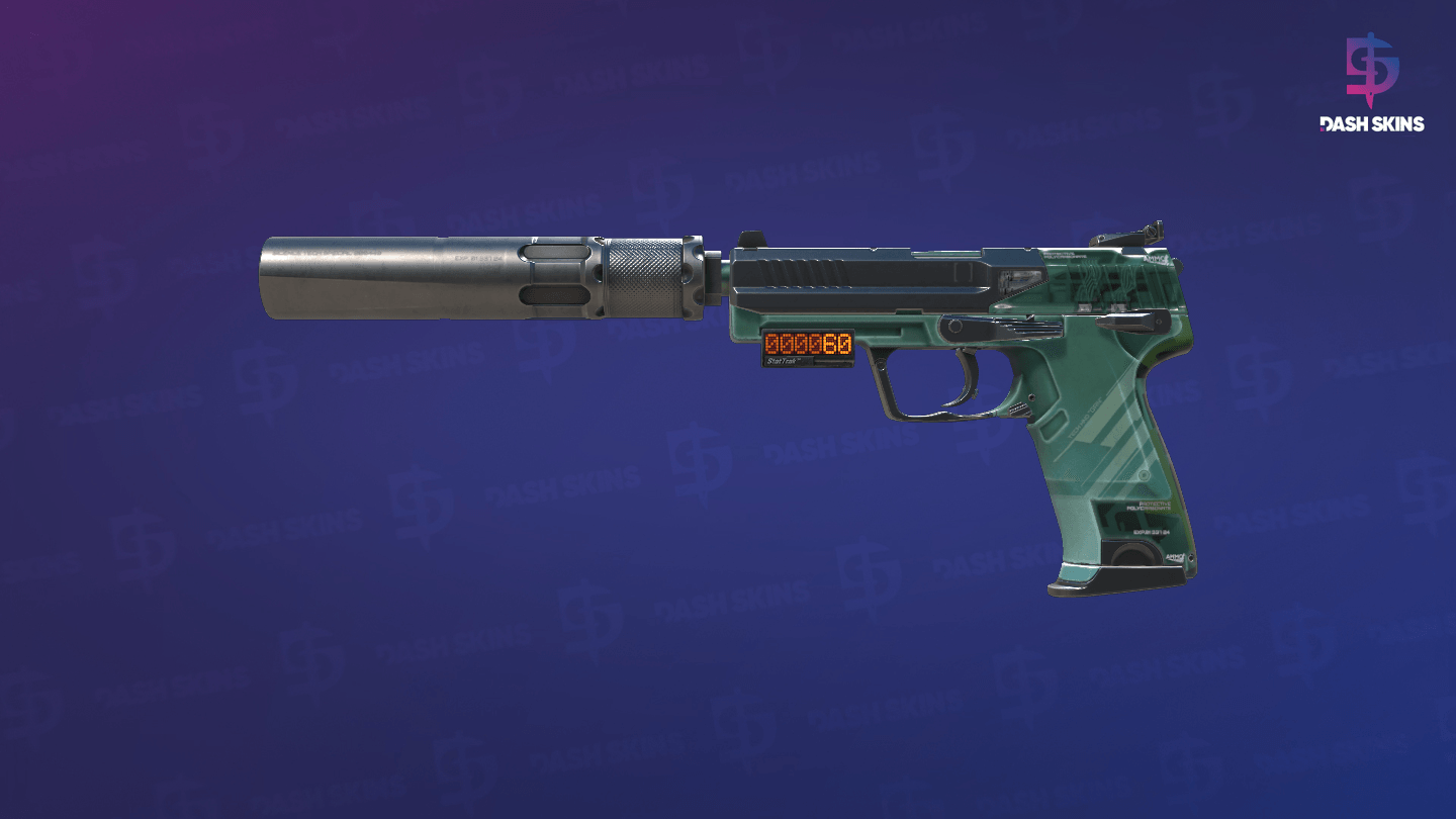 StatTrak™ USP-S | PC-GRN (Minimal Wear) Screenshot Playside