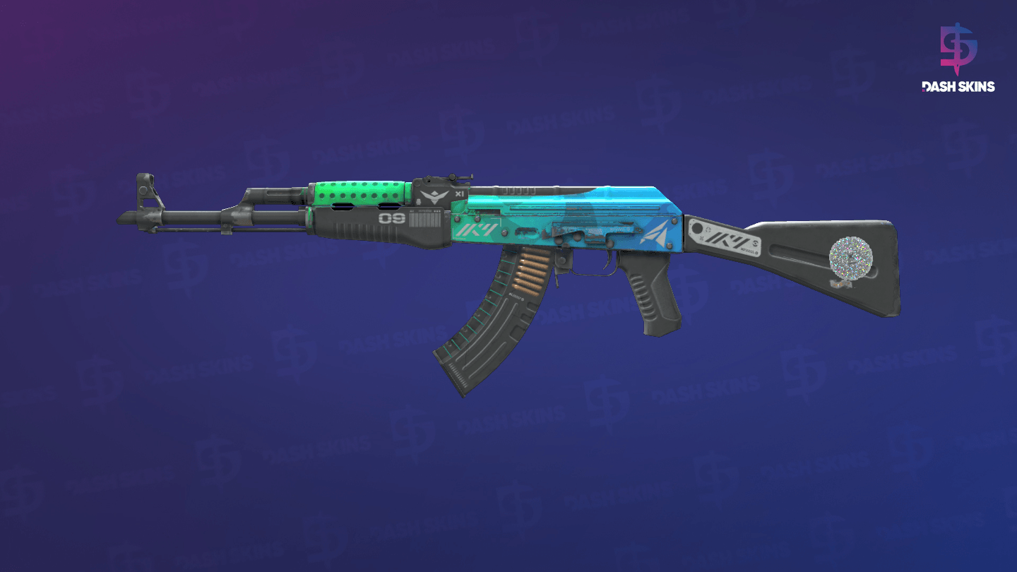 AK-47 | Ice Coaled (Field-Tested) Screenshot Playside