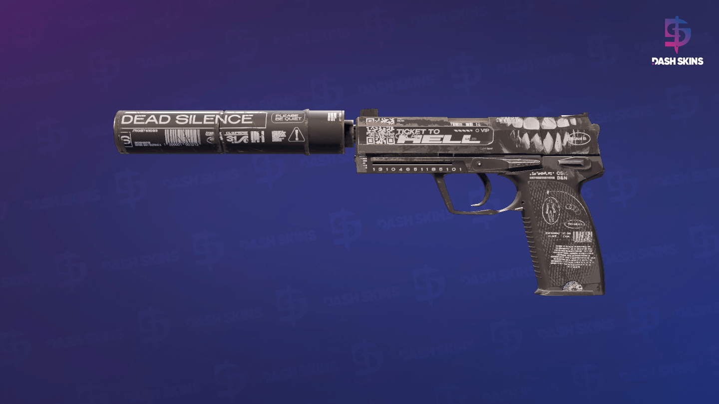 USP-S | Ticket to Hell (Field-Tested) Screenshot Playside
