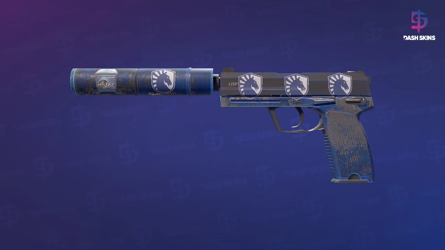 USP-S | Blueprint (Battle-Scarred) Screenshot Playside