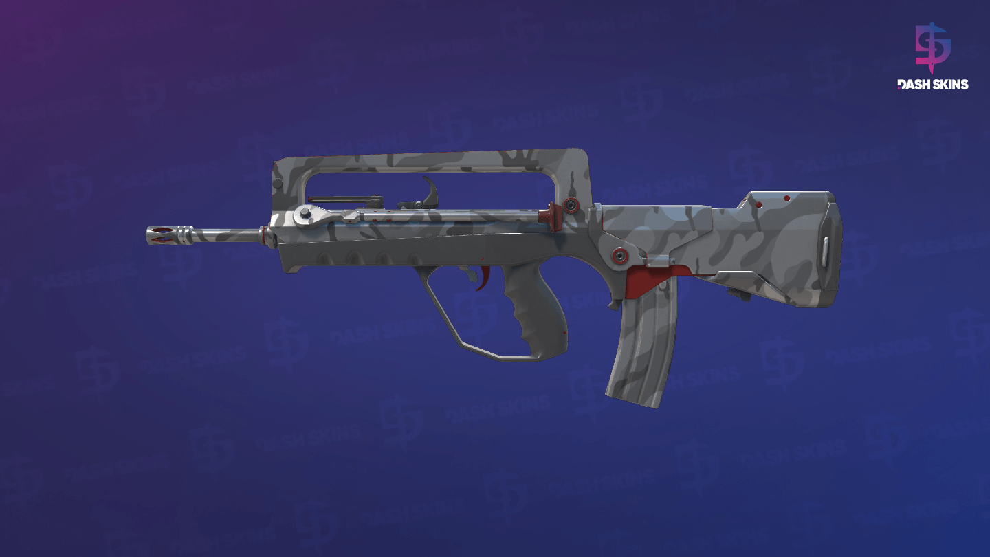 FAMAS | Grey Ghost (Factory New) Screenshot Playside