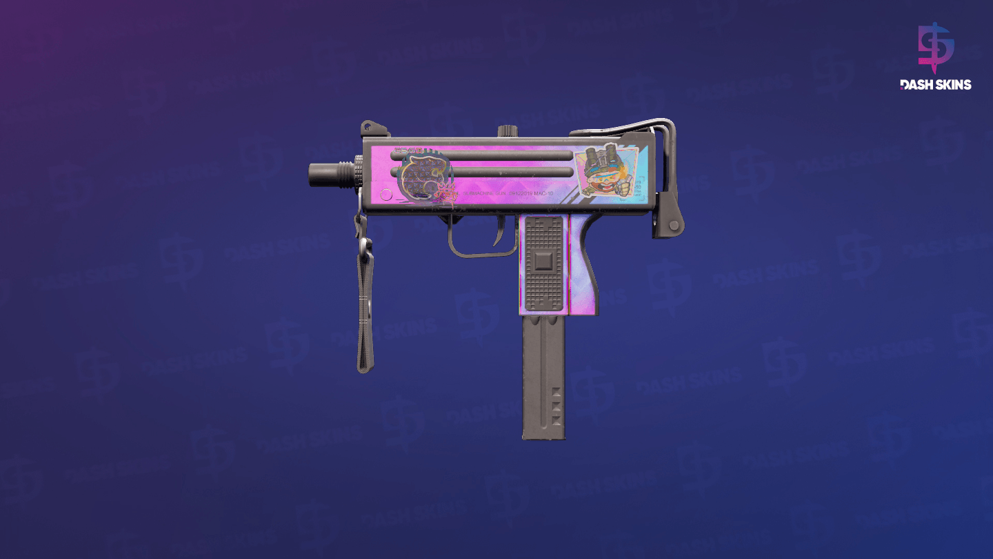 MAC-10 | Disco Tech (Well-Worn) Screenshot Playside