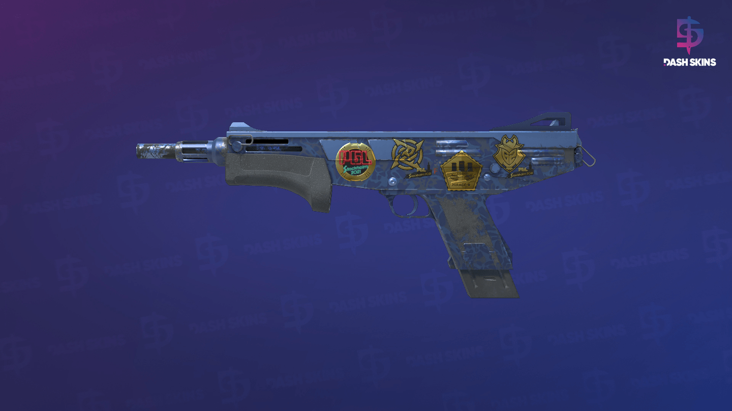 Souvenir MAG-7 | Navy Sheen (Factory New) Screenshot Playside