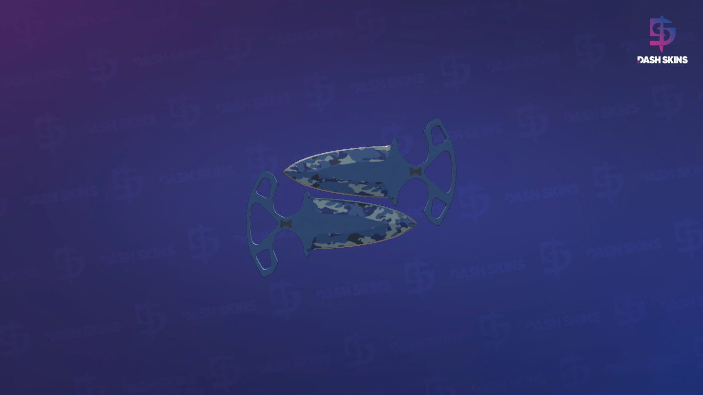 ★ Shadow Daggers | Bright Water (Field-Tested) Screenshot Playside