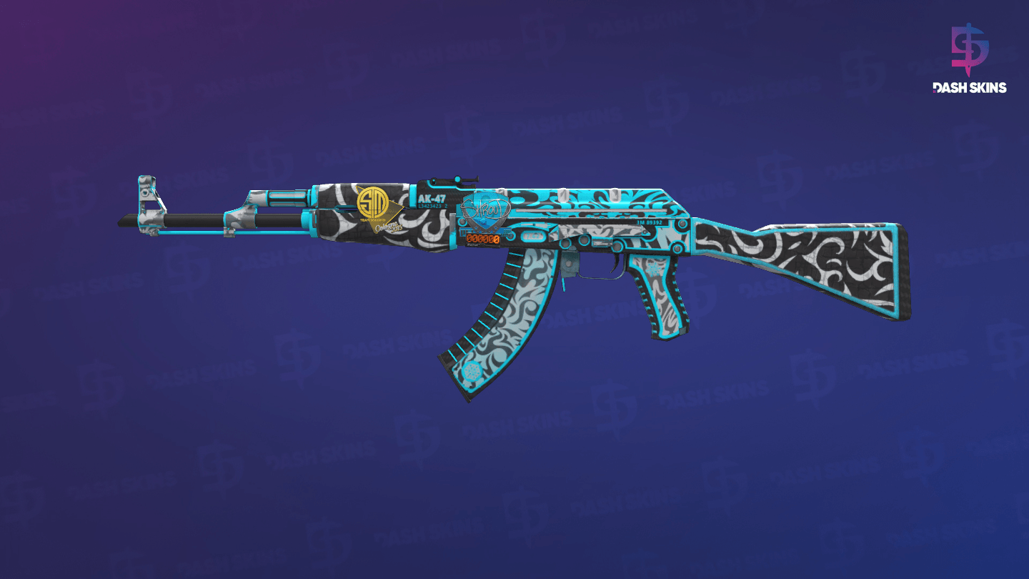 StatTrak™ AK-47 | Frontside Misty (Minimal Wear) Screenshot Playside