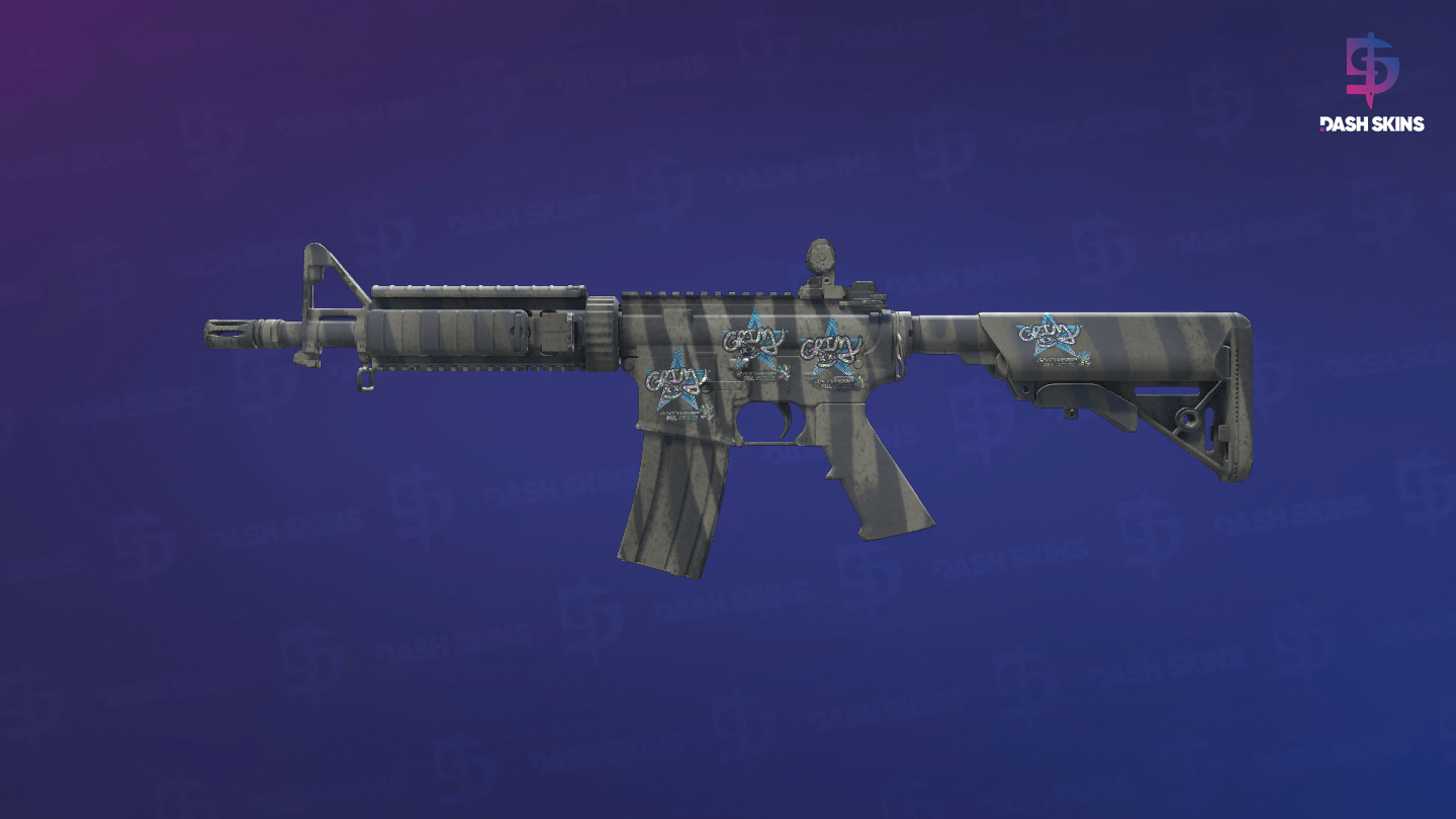 M4A4 | Faded Zebra (Factory New) Screenshot Playside