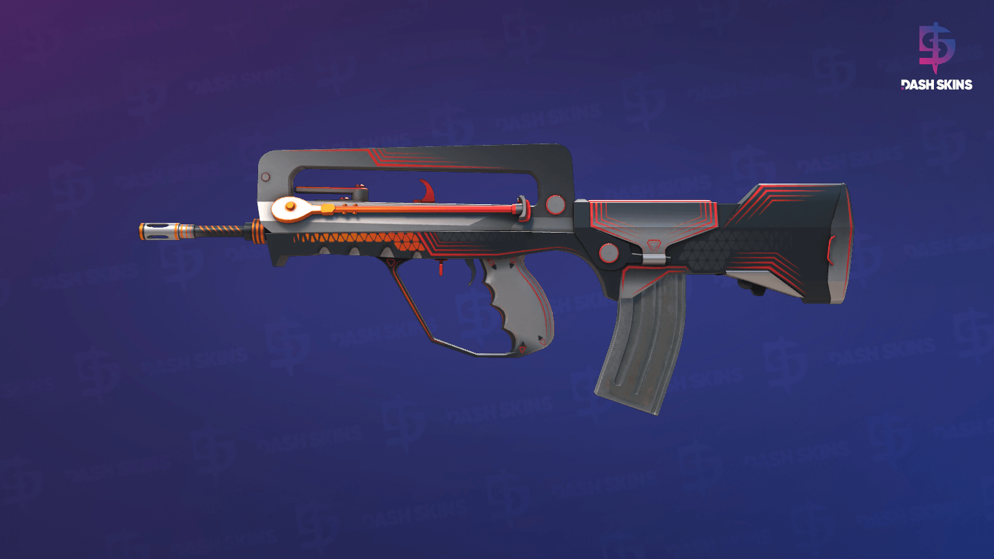 FAMAS | Valence (Factory New) Screenshot Playside
