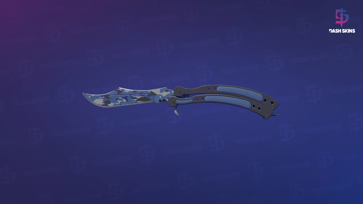 ★ Butterfly Knife | Bright Water (Field-Tested) Screenshot Playside