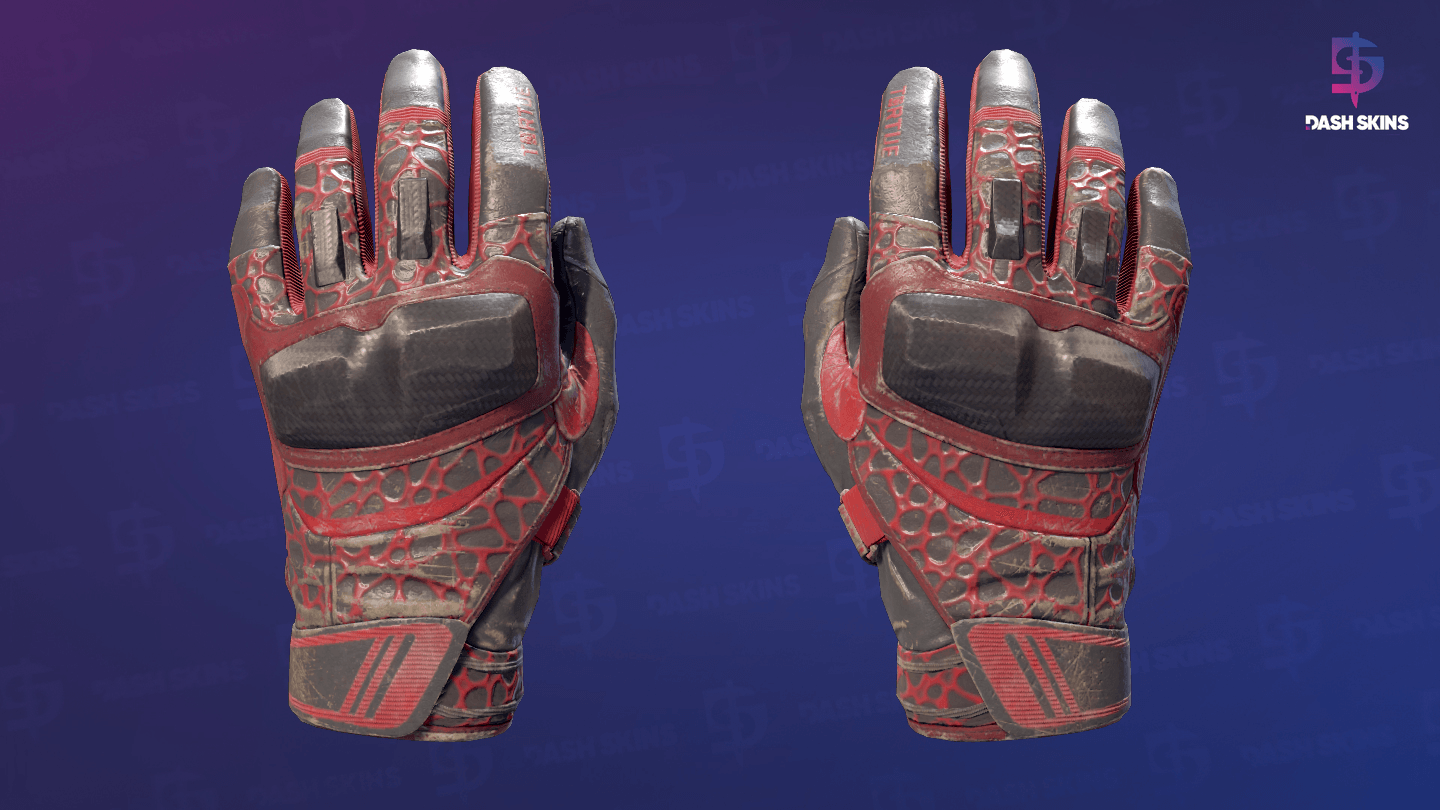 ★ Moto Gloves | Blood Pressure (Well-Worn) Screenshot Playside