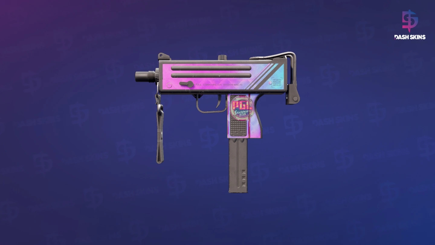 MAC-10 | Disco Tech (Well-Worn) Screenshot Playside