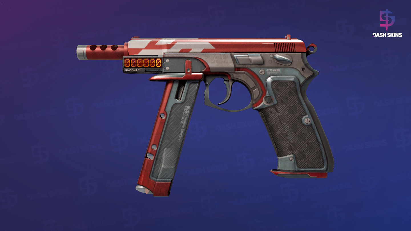 StatTrak™ CZ75-Auto | Red Astor (Field-Tested) Screenshot Playside