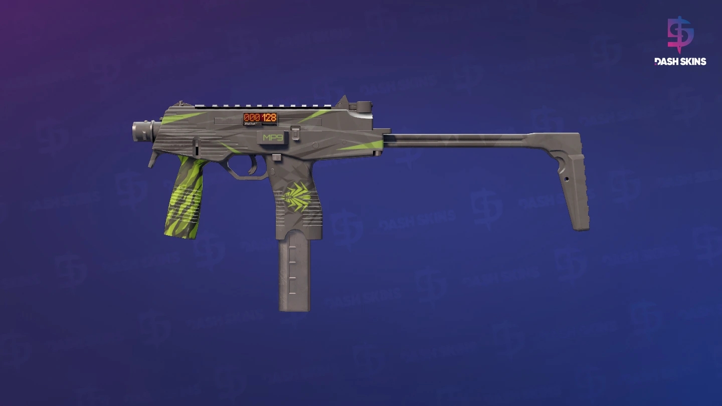 StatTrak™ MP9 | Deadly Poison (Well-Worn) Screenshot Playside