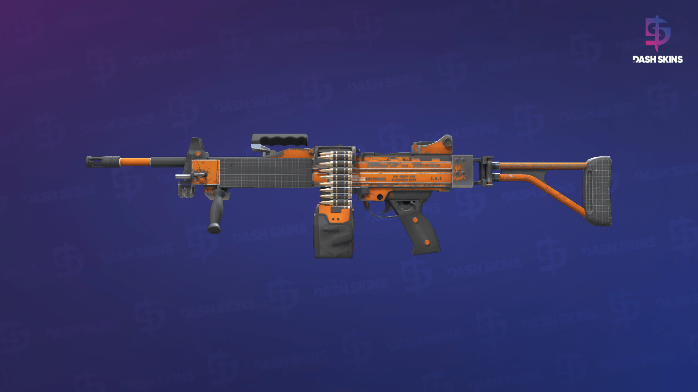 Negev | dev_texture (Field-Tested) Screenshot Playside