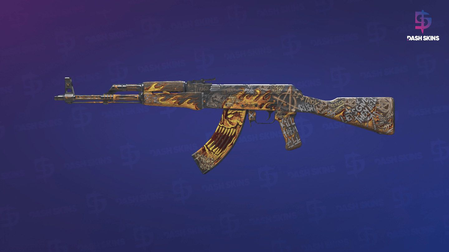 AK-47 | Searing Rage (Field-Tested) Screenshot Playside