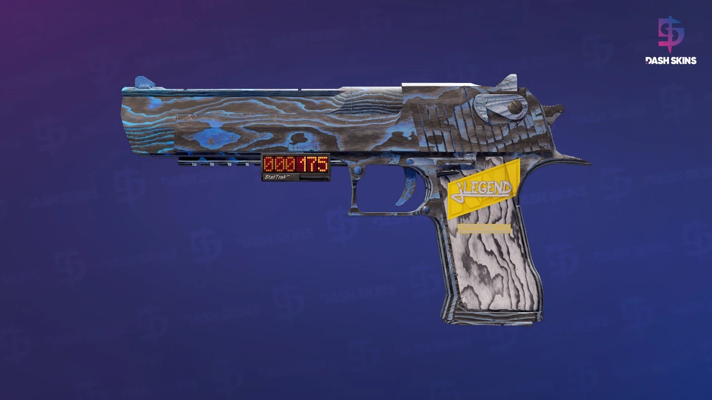 StatTrak™ Desert Eagle | Blue Ply (Well-Worn) Screenshot Playside