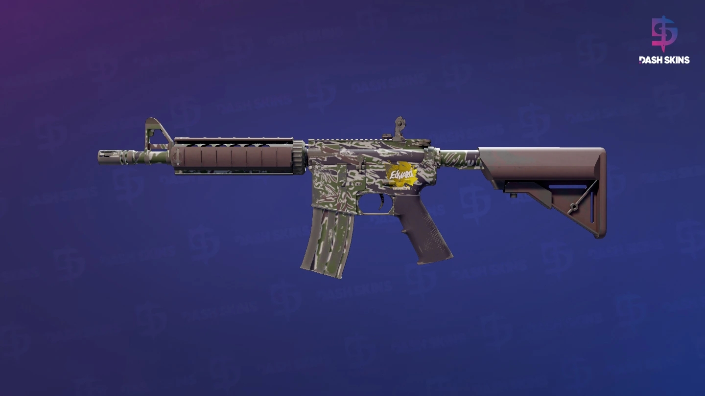 M4A4 | Jungle Tiger (Field-Tested) Screenshot Playside