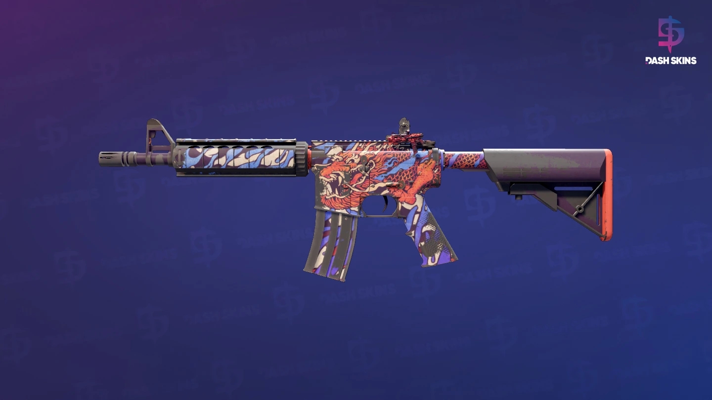 M4A4 | 龍王 (Dragon King) (Field-Tested) Screenshot Playside