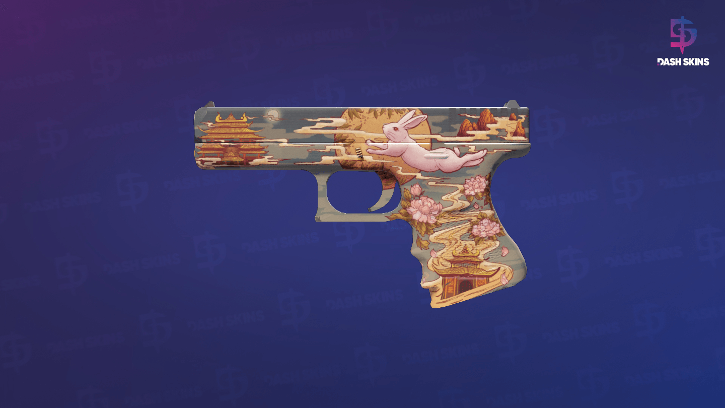 Glock-18 | Umbral Rabbit (Minimal Wear) Screenshot Playside