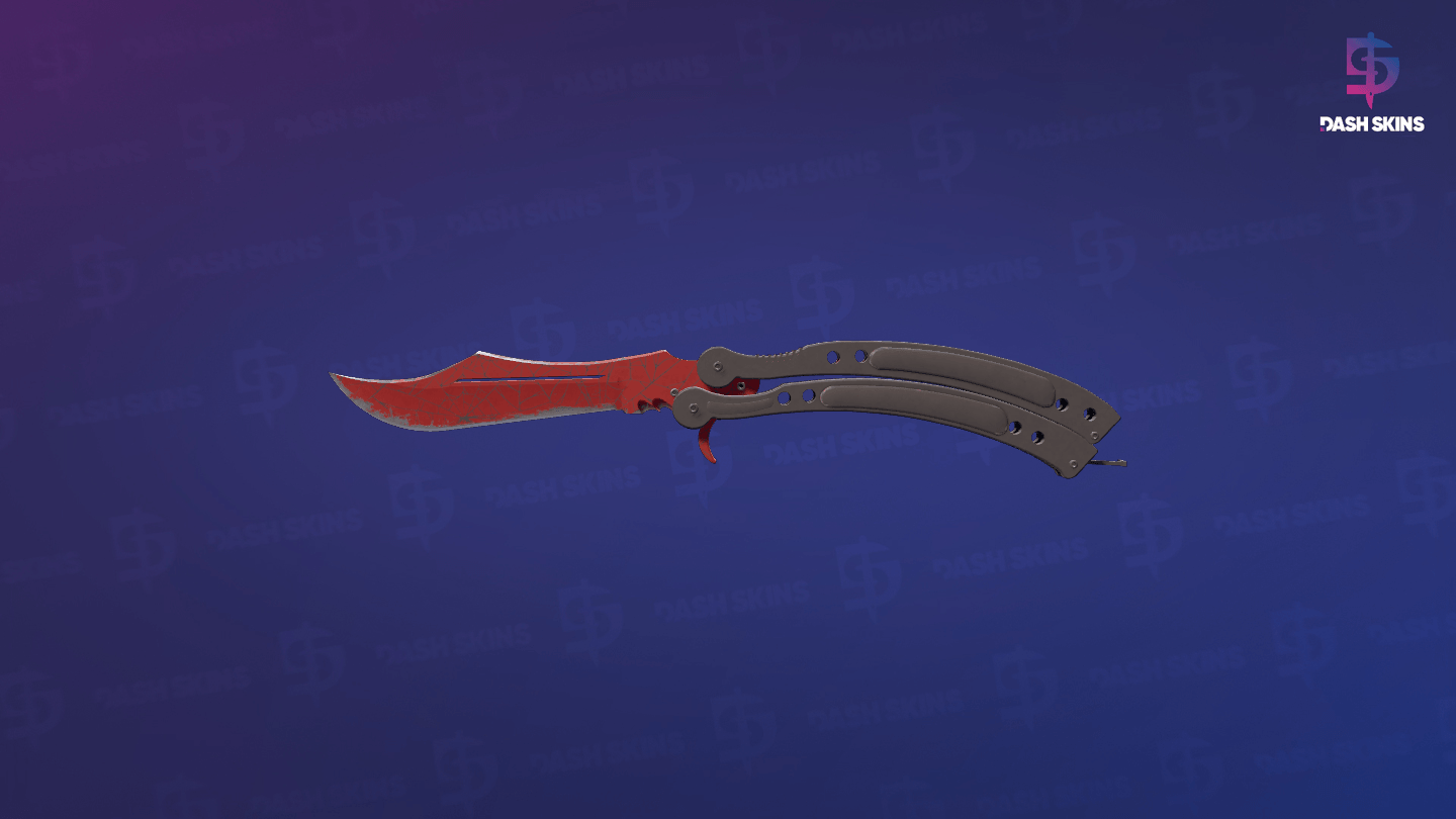★ Butterfly Knife | Crimson Web (Field-Tested) Screenshot Playside