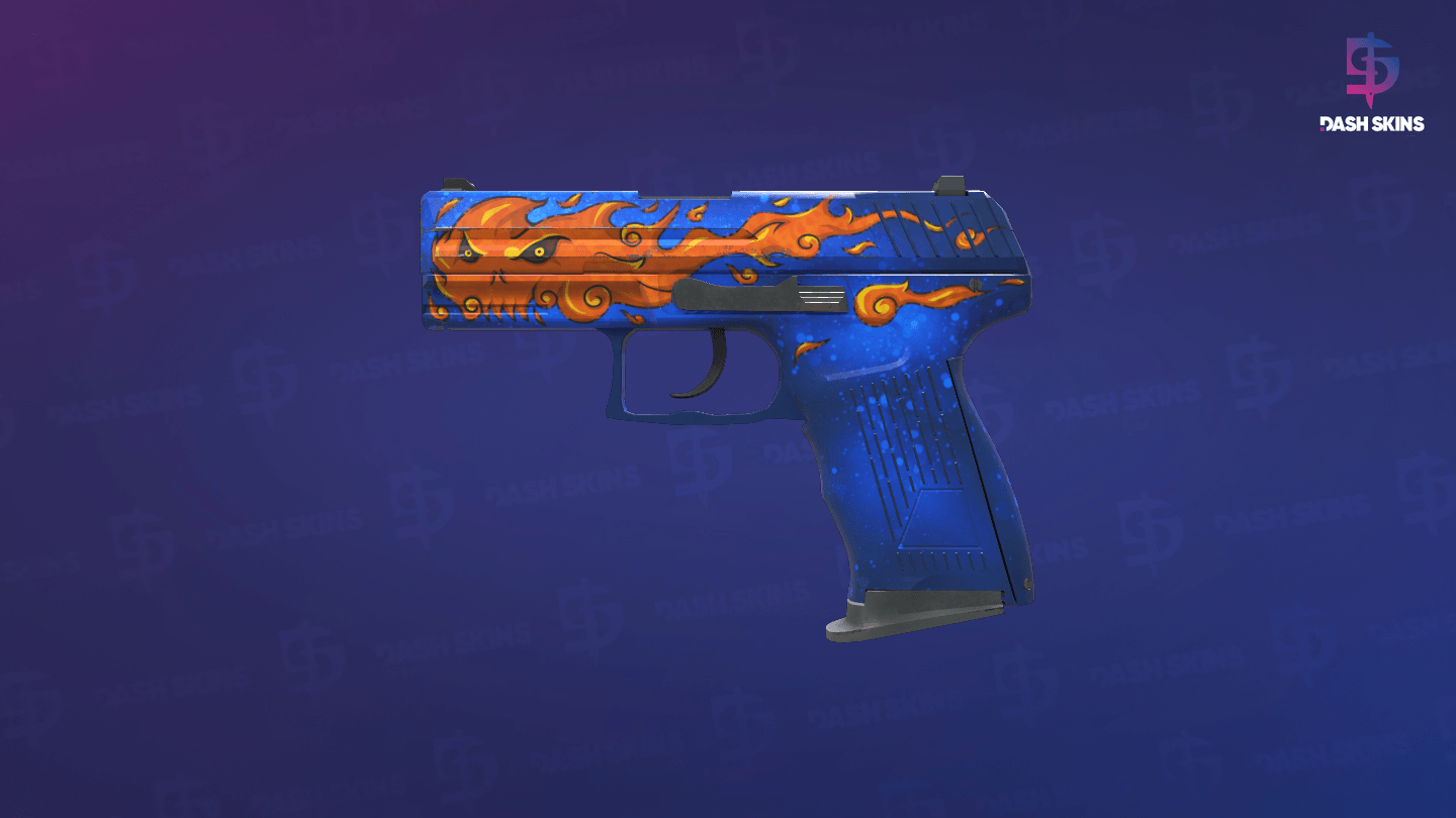 P2000 | Fire Elemental (Minimal Wear) Screenshot Playside