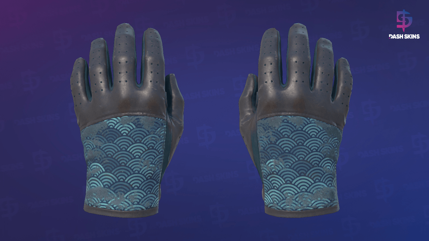 ★ Driver Gloves | Seigaiha (Battle-Scarred) Screenshot Playside
