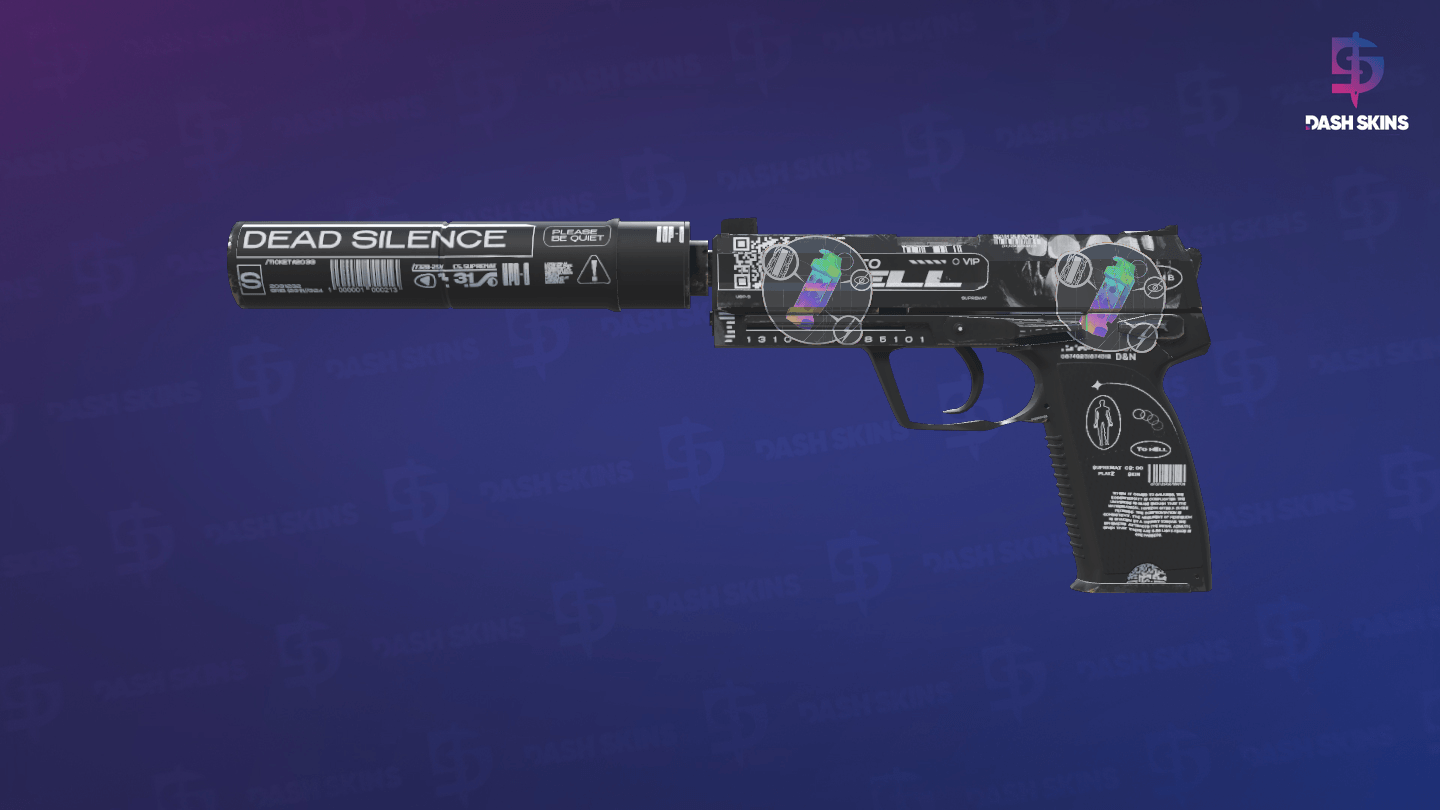 USP-S | Ticket to Hell (Minimal Wear) Screenshot Playside